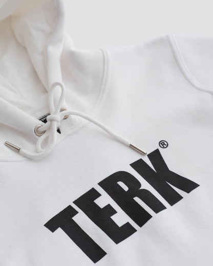 BLACK TERK RALLY CROP HOODIE