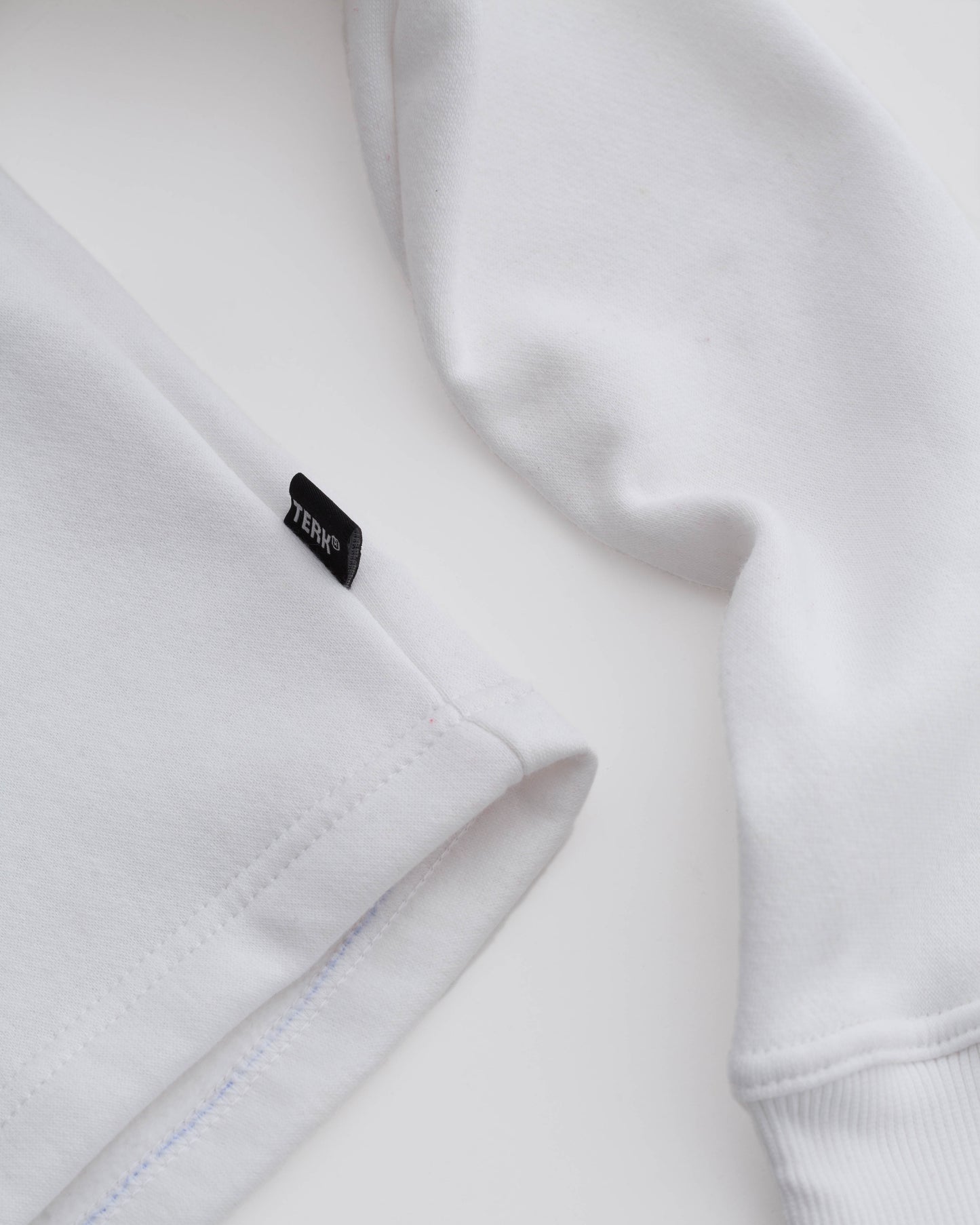 BLACK TERK RALLY CROP HOODIE