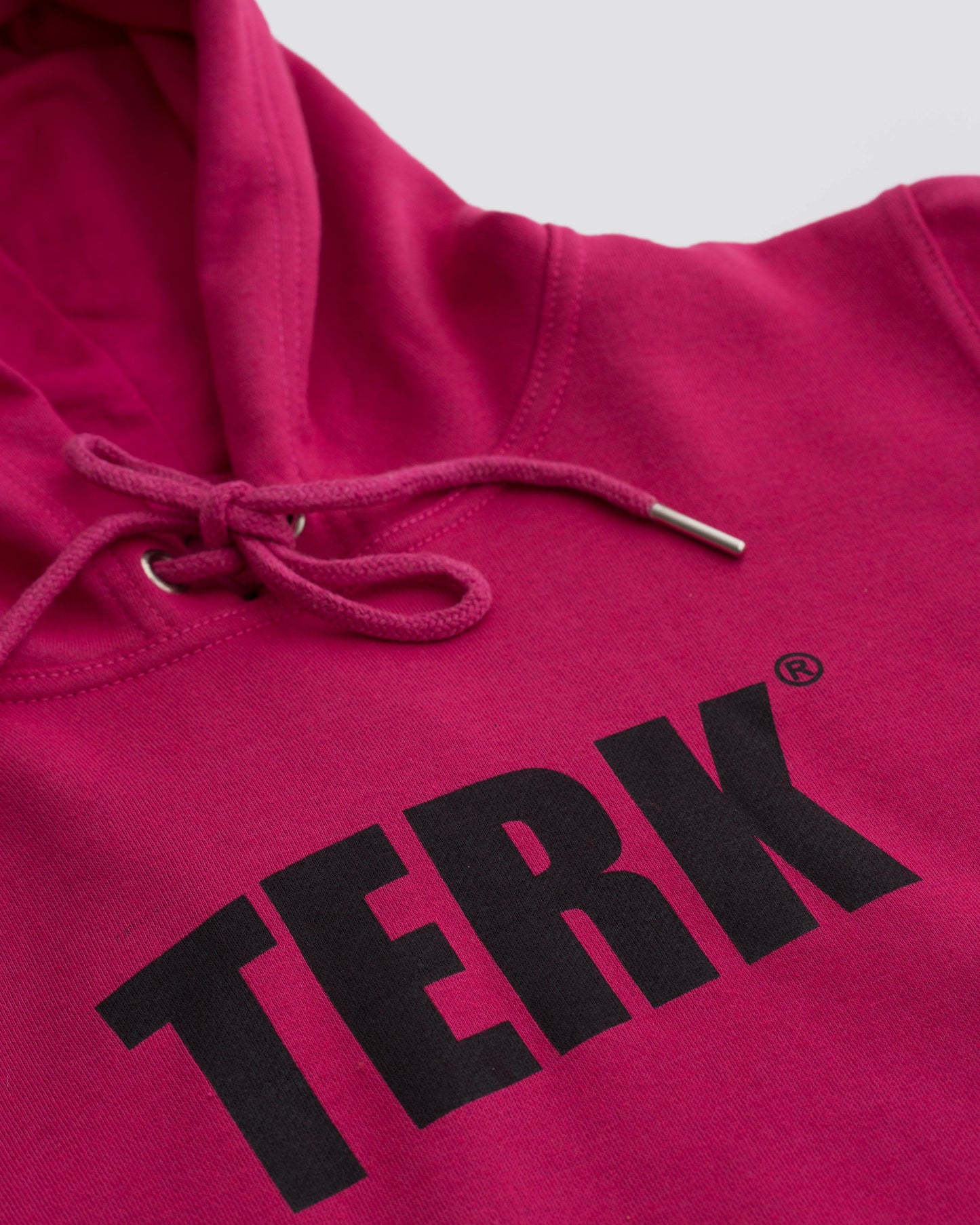 Black TERK Rally Crop Hoodie