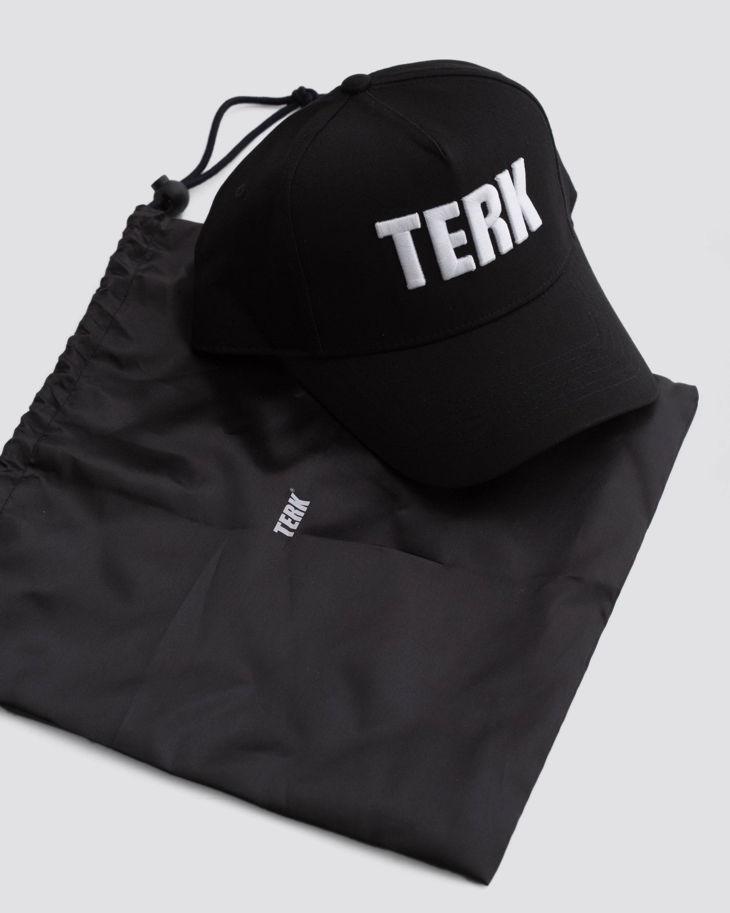 TERK 3D Embroidery Hat — Black