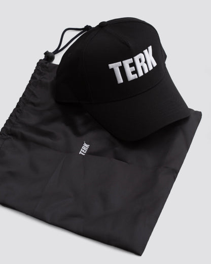 TERK 3D Embroidery Hat — Black
