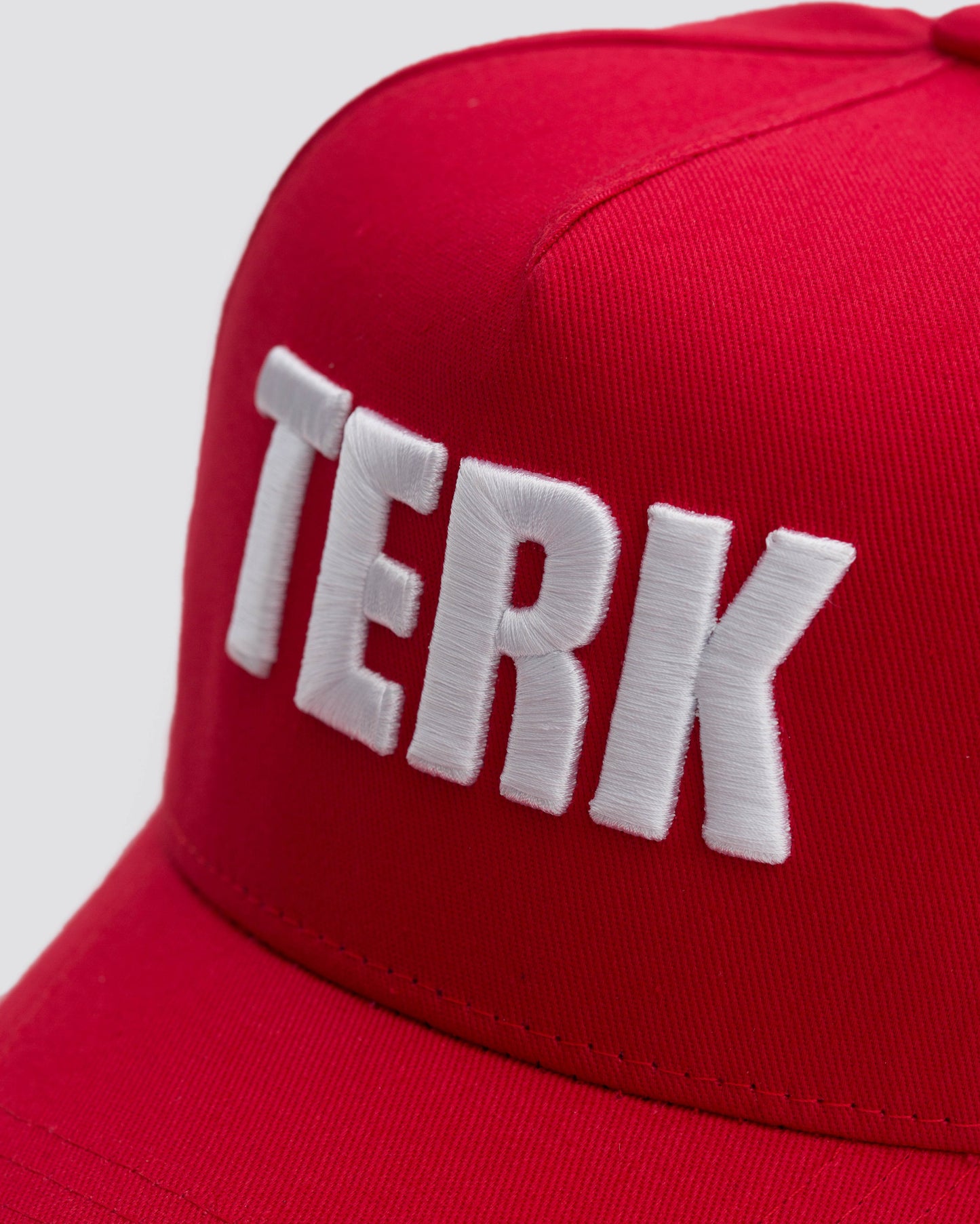 TERK 3D Embroidery Hat — Red