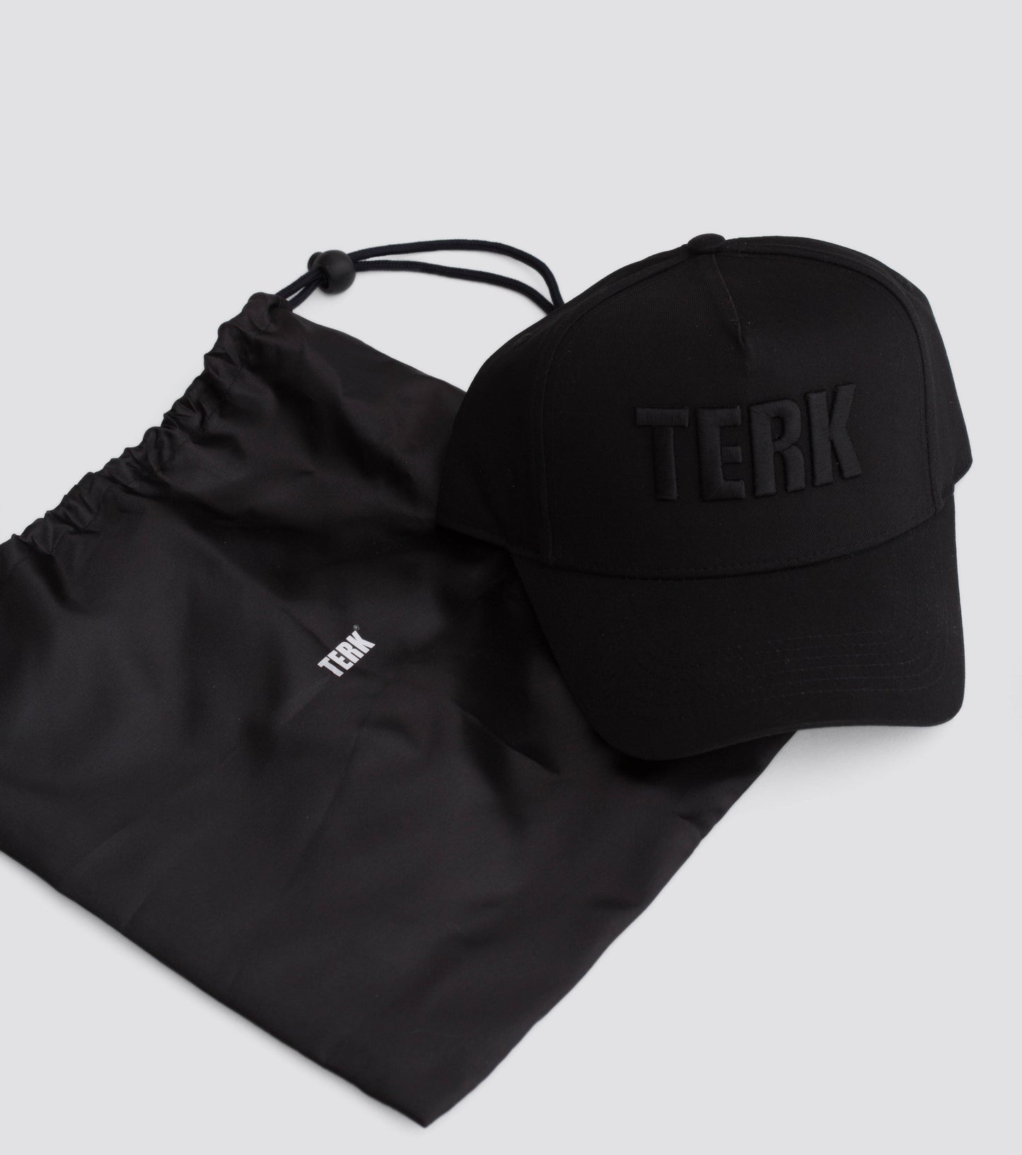 TERK 3D Embroidery Hat — Black