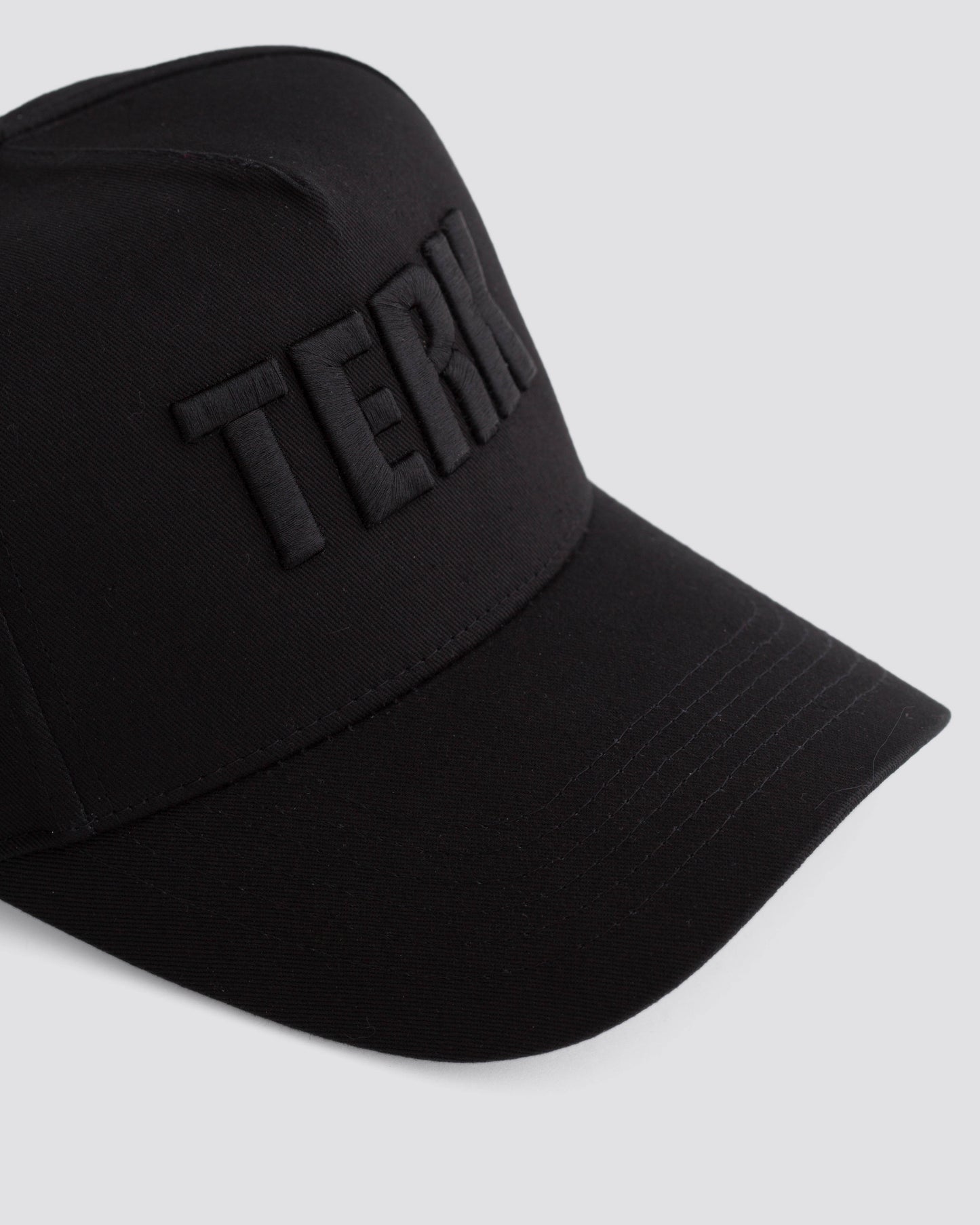 TERK 3D Embroidery Hat — Black