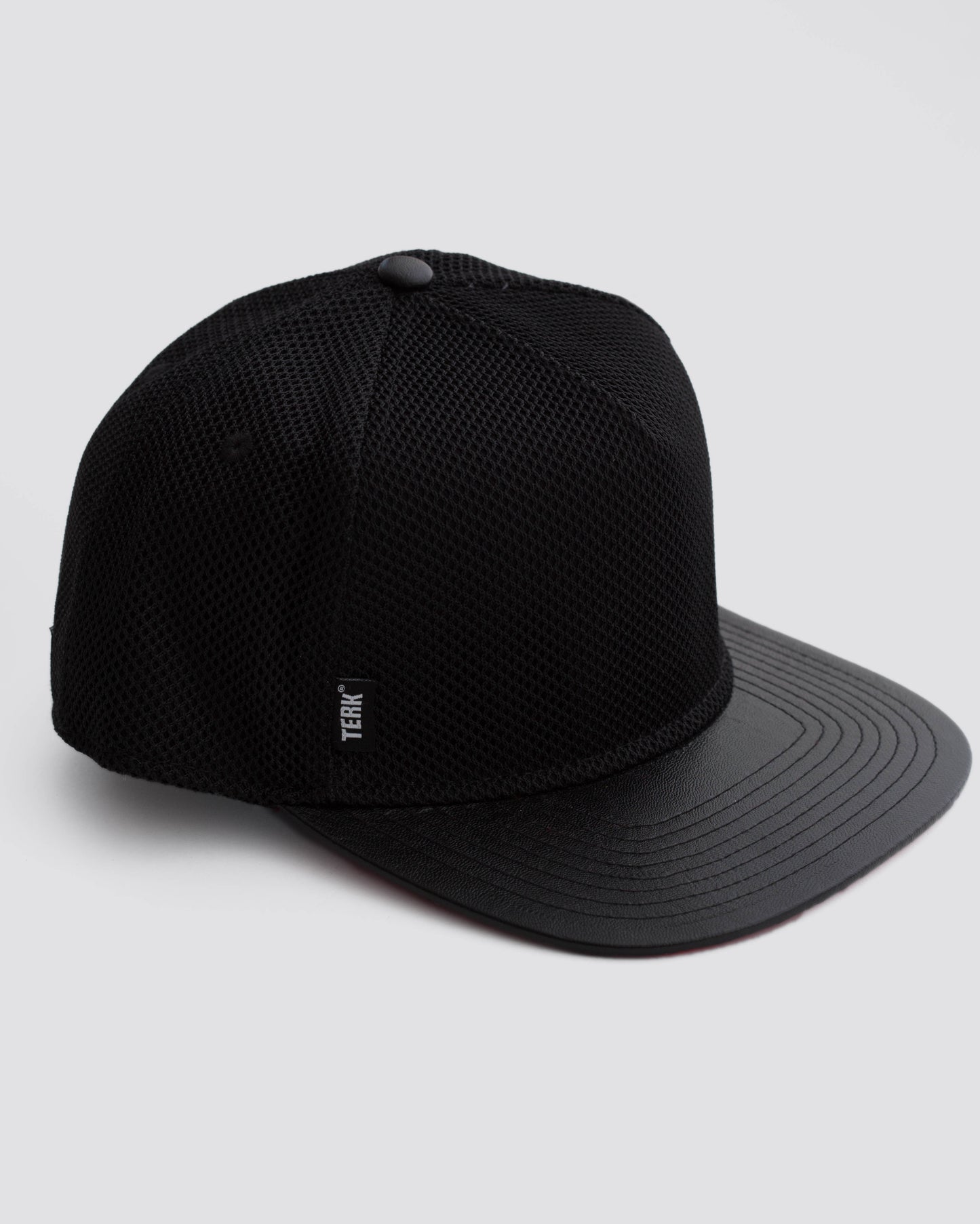 TERK Mesh Cap with Leather Brim