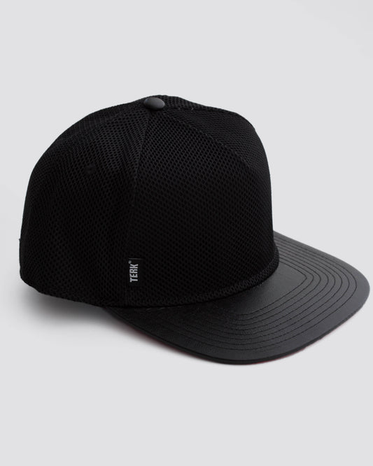 TERK Mesh Cap with Leather Brim