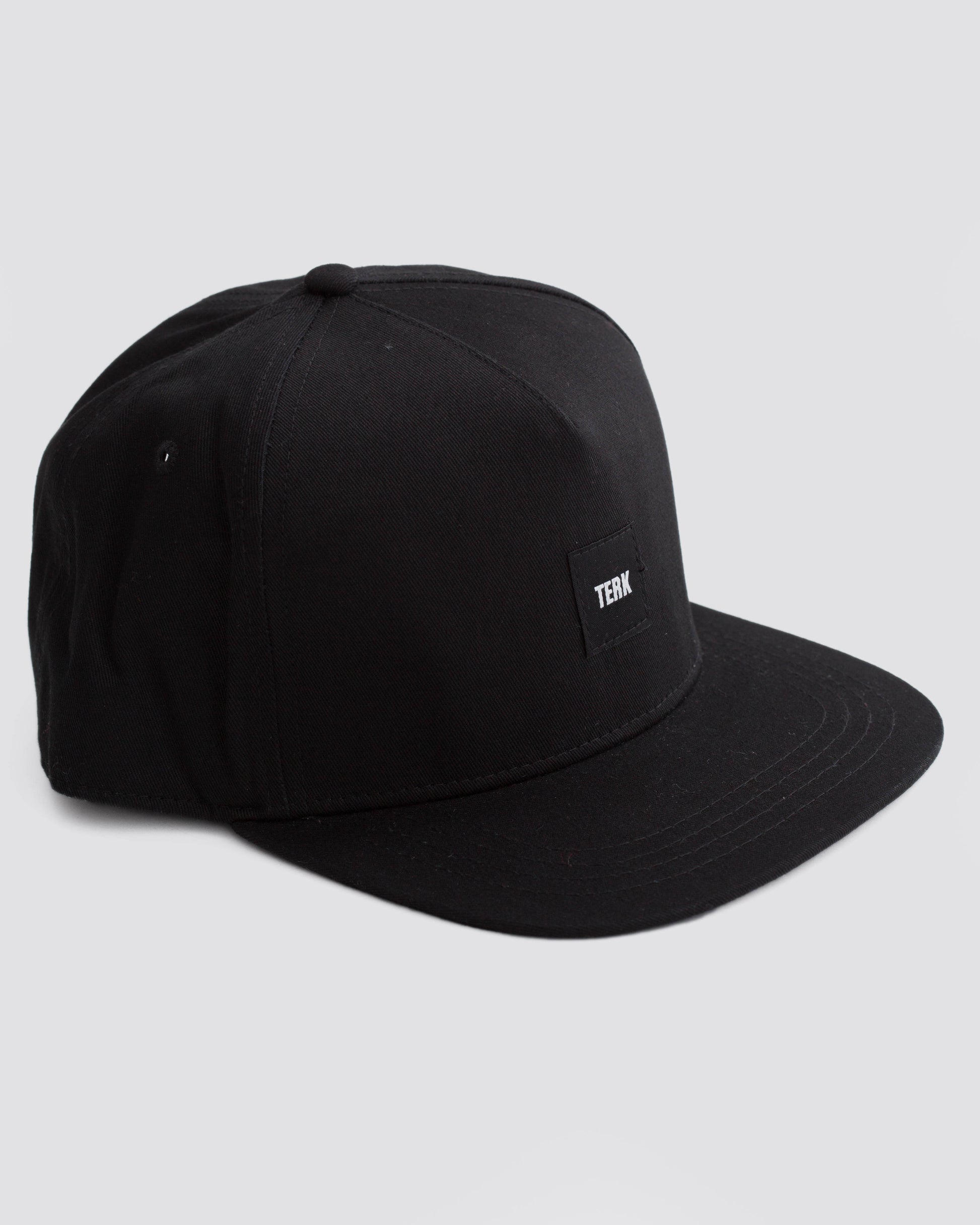 TERK Logo Black Patch Snapback