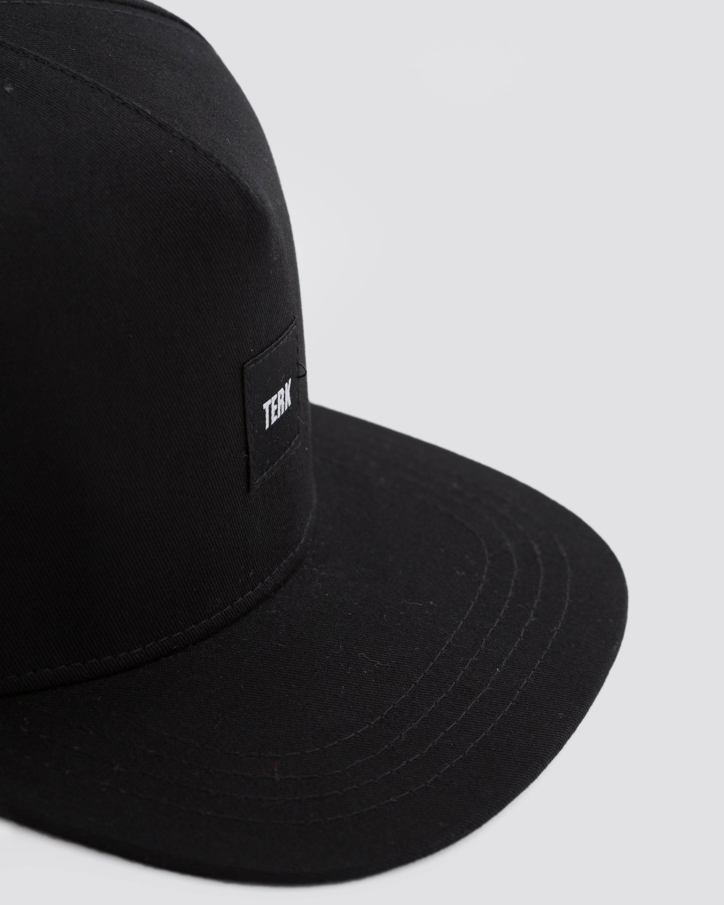 TERK Logo Black Patch Snapback