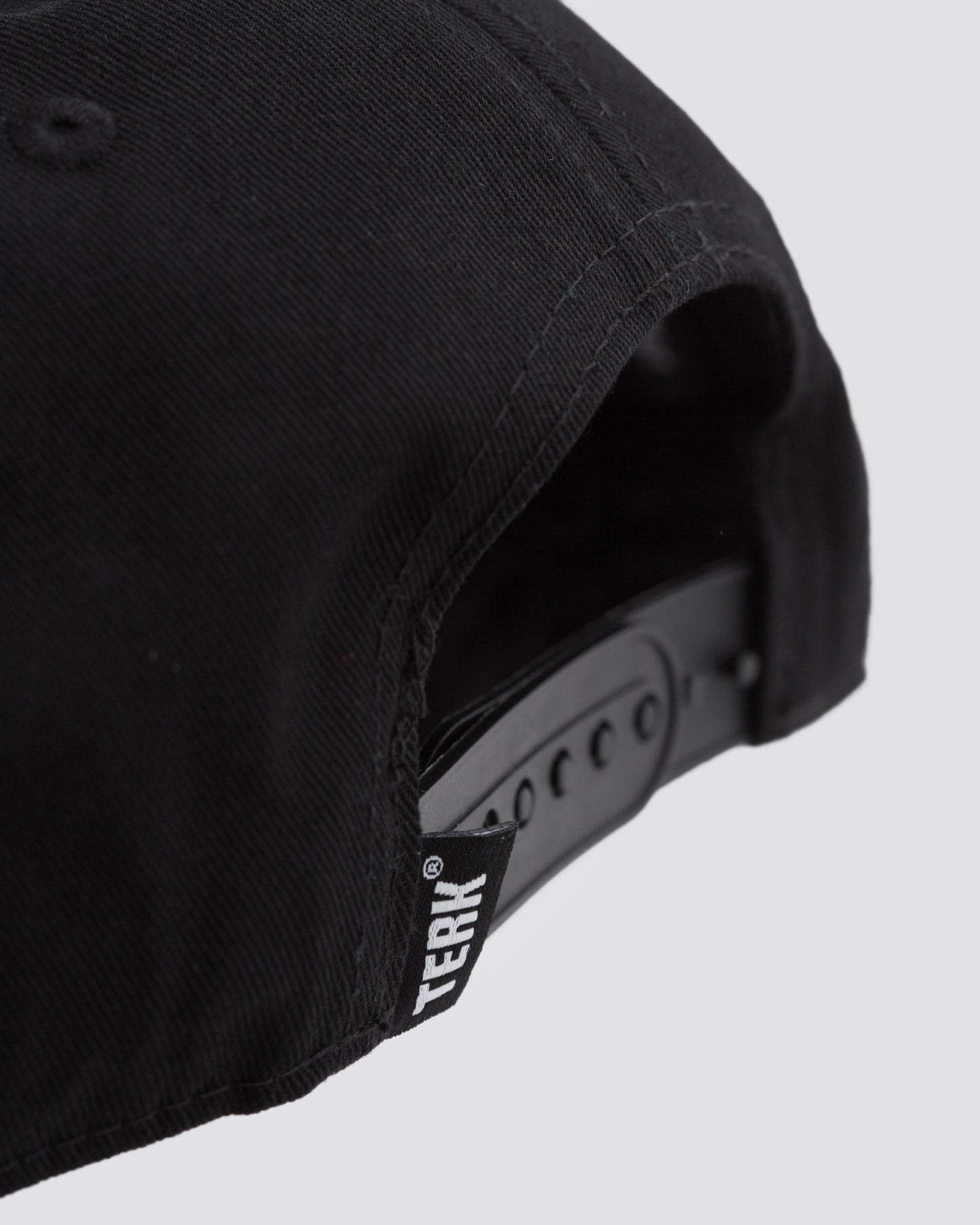 TERK Logo Black Patch Snapback
