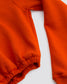 TERK Rally Elastic Crop Hoodie — Orange