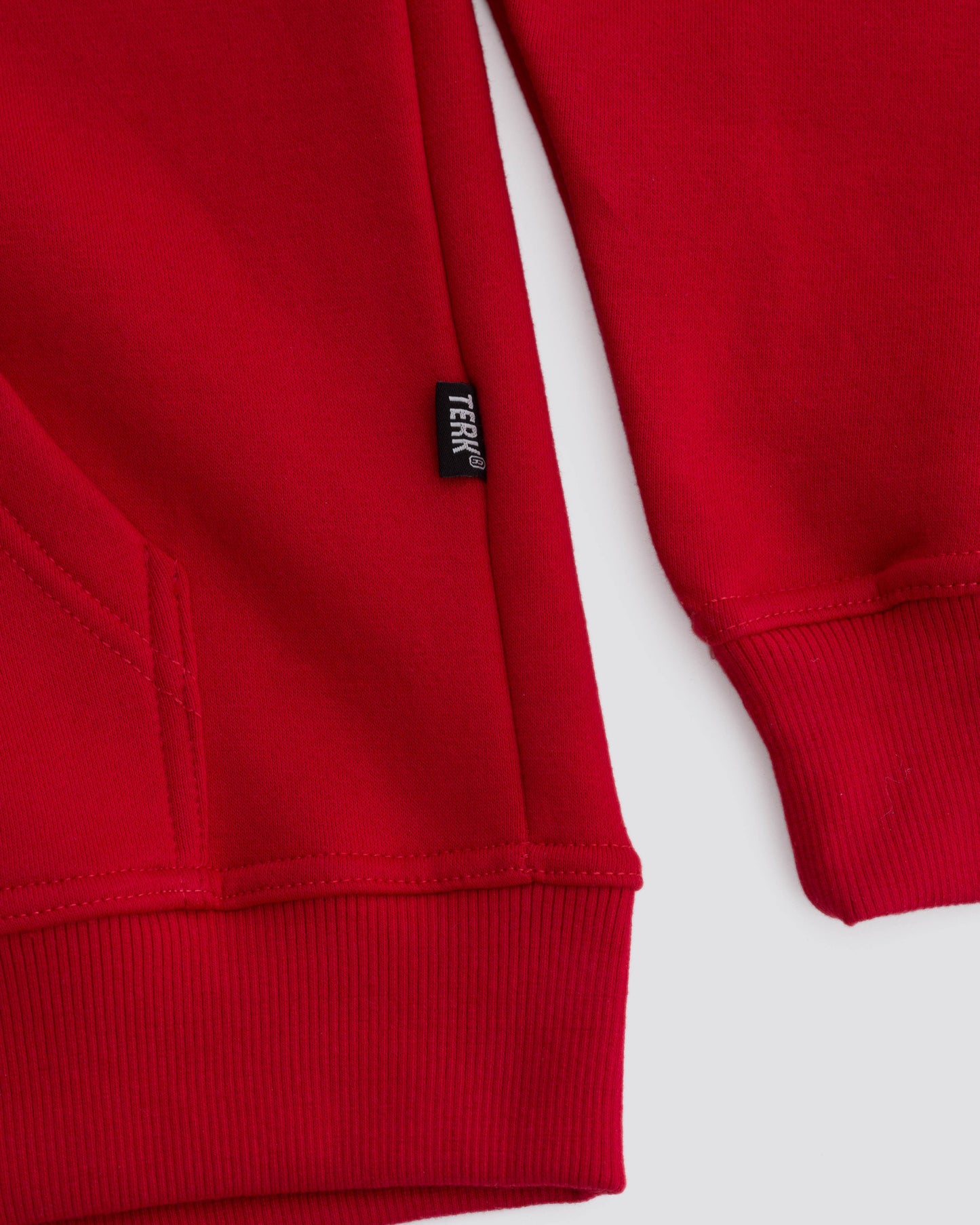 WHITE TERK LOGO HOODIE