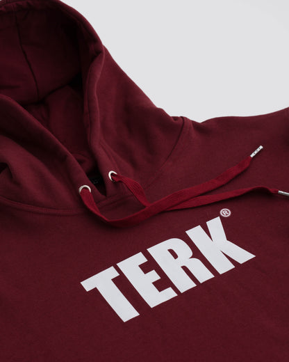 WHITE TERK LOGO HOODIE
