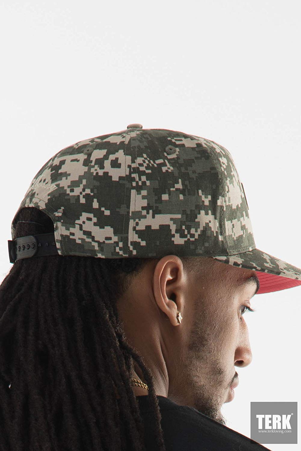 TERKLOVING Leather Patch Snapback