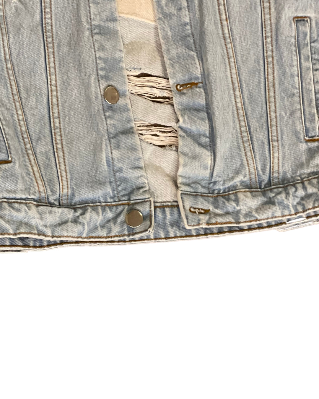 TERK Logo embroidery denim jacket