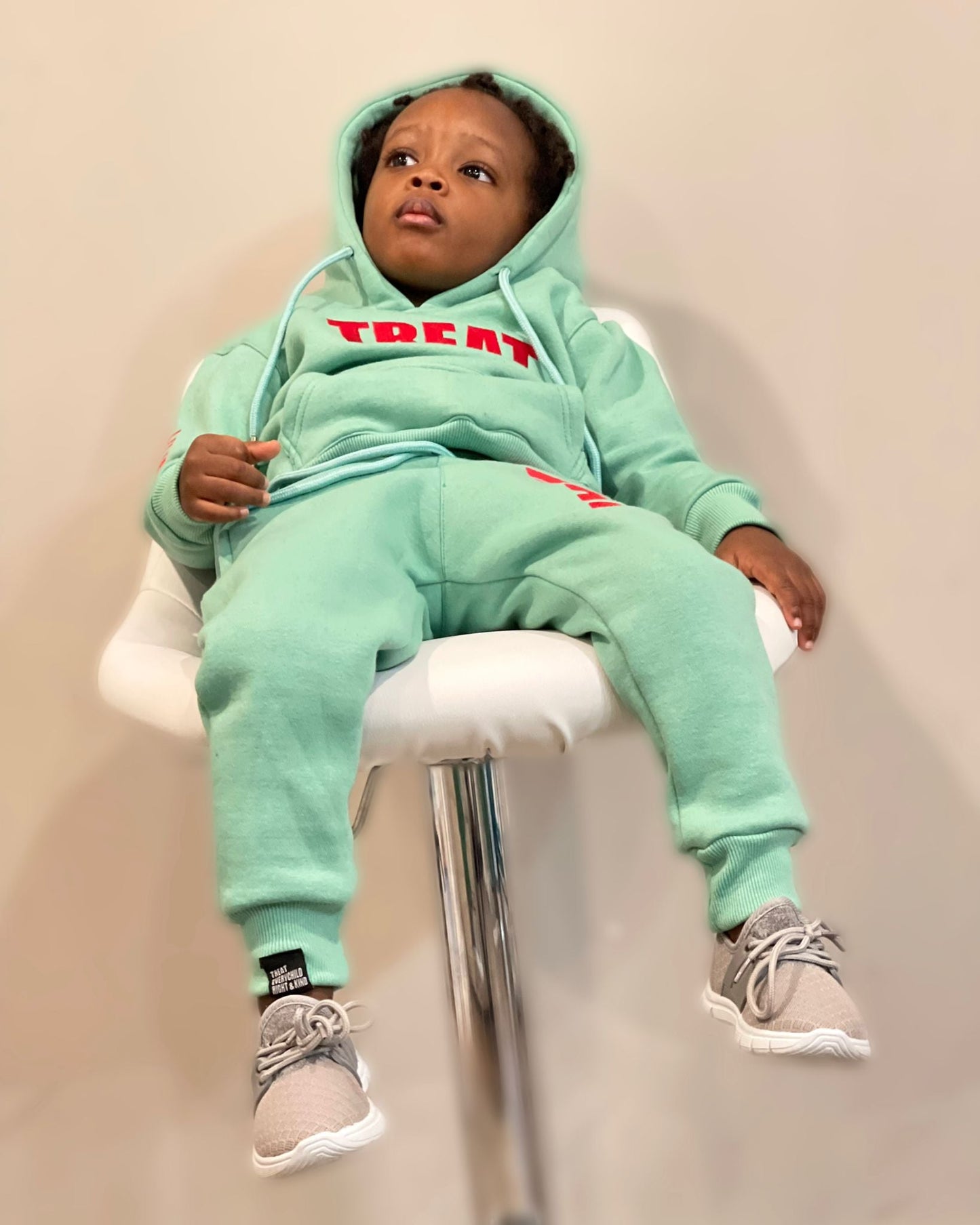 2-Piece RED HUMANRIGHT HOODIE & PANTS SET