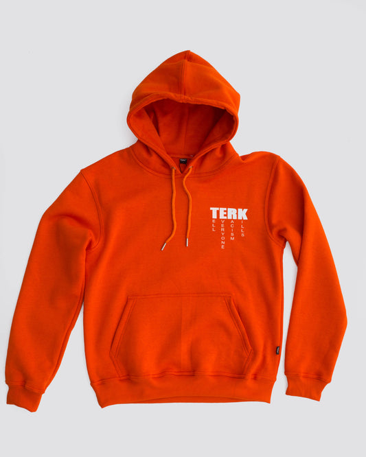 T.E.R.K. LOGO ORANGE HOODIE
