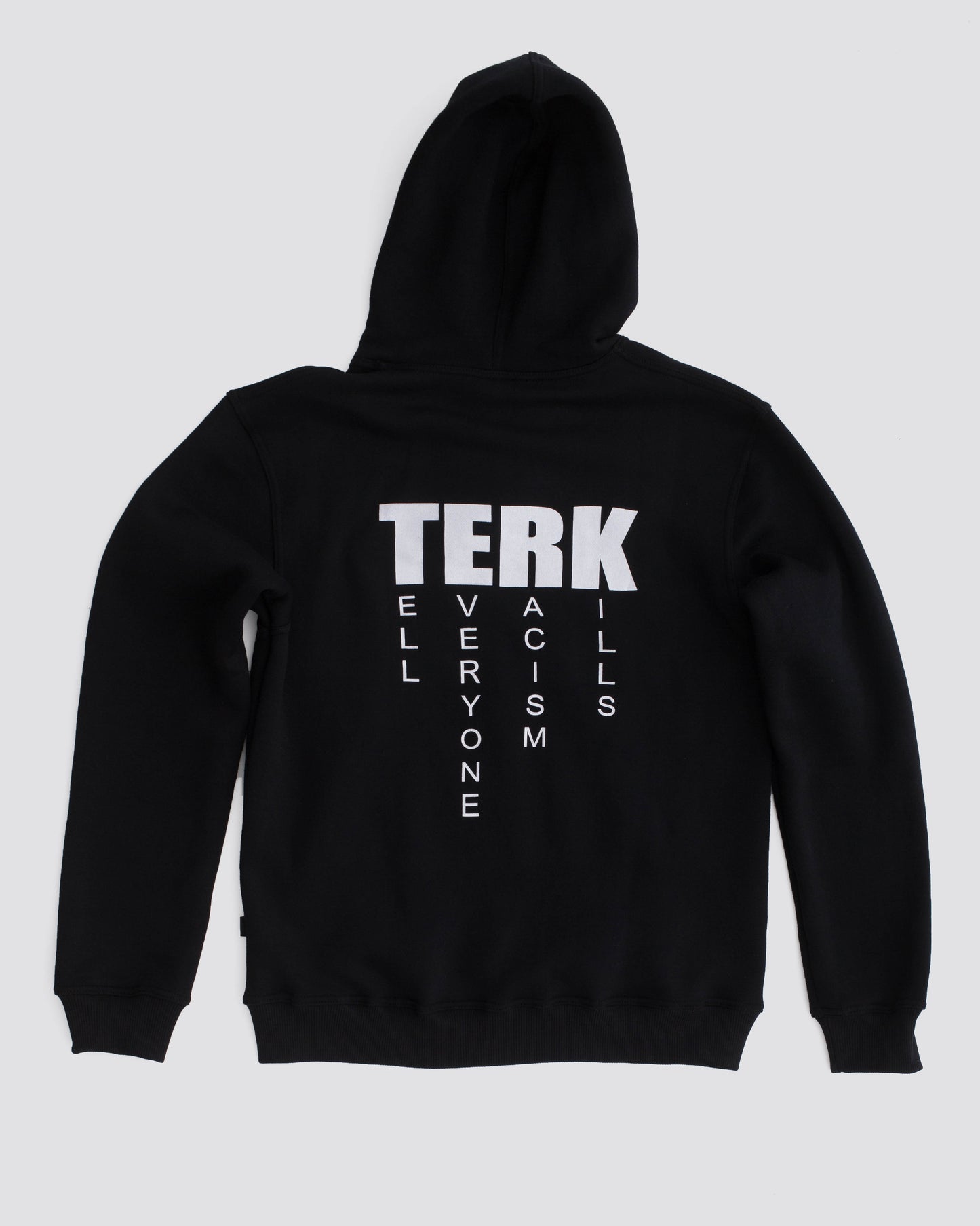 T.E.R.K. LOGO BLACK HOODIE