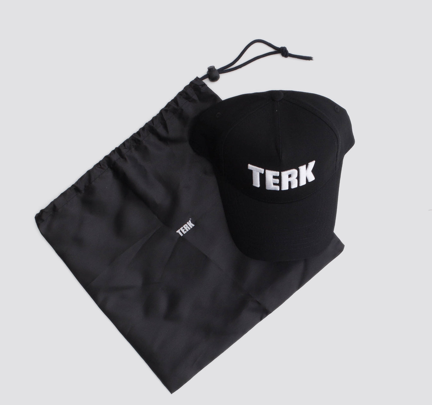 TERK 3D Embroidery Hat — Black