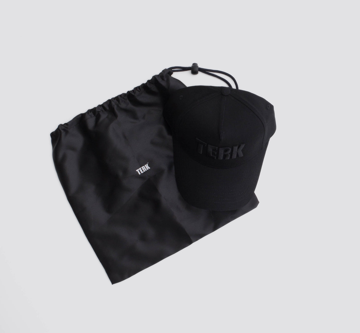 TERK 3D Embroidery Hat — Black