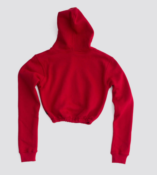 ELASTIC TERK RALLY CROP HOODIE