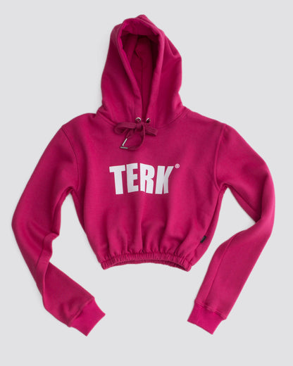 ELASTIC TERK RALLY CROP HOODIE