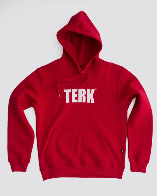 WHITE TERK LOGO HOODIE
