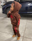 2-Piece RED HUMANRIGHT HOODIE & PANTS SET