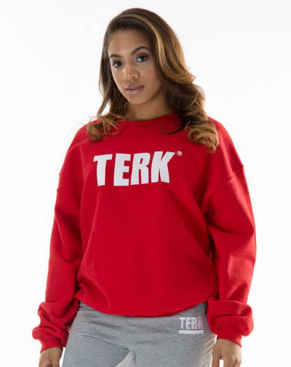 TERK Logo Crewneck — Red